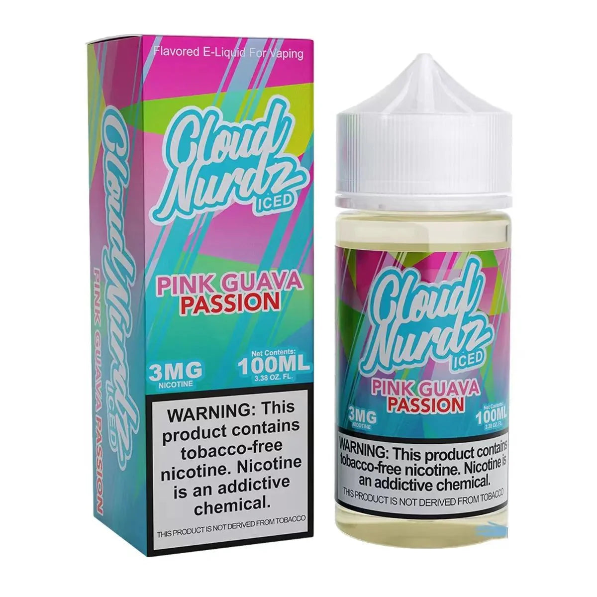 ICED Guava Passionfruit/Pink Guava Passion - Cloud Nurdz - 100mL