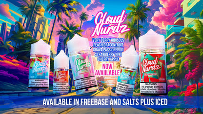 Blue Raspberry Peach - Cloud Nurdz - 100mL
