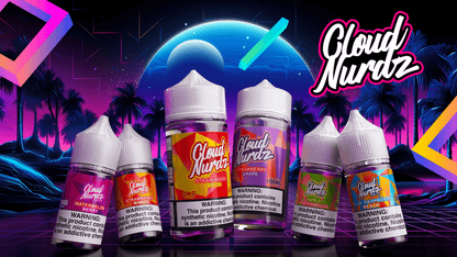 ICED Blue Raspberry Peach SALT - Cloud Nurdz - 30mL