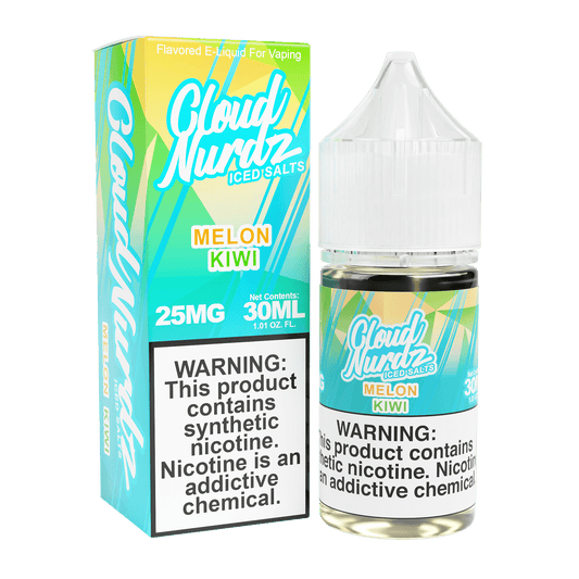 ICED Melon Kiwi SALT - Cloud Nurdz - 30mL