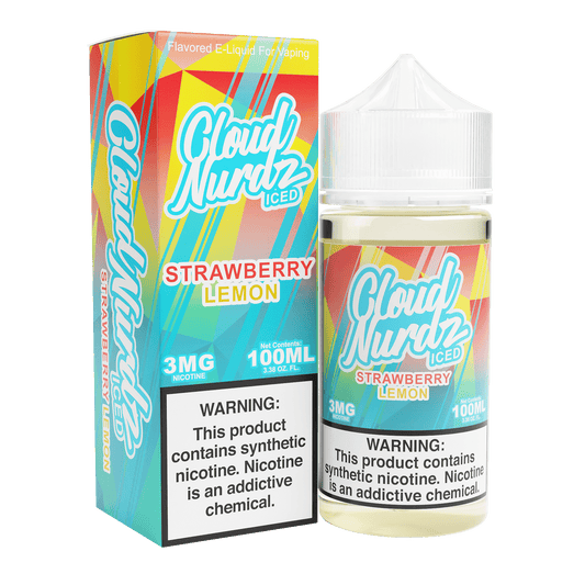 ICED Strawberry Lemon - Cloud Nurdz - 100mL