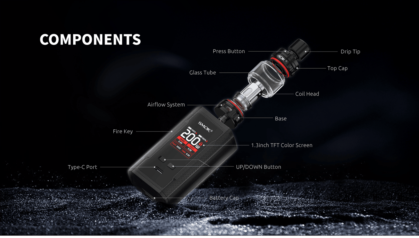 SMOK R-KISS 2 200W Starter Kit