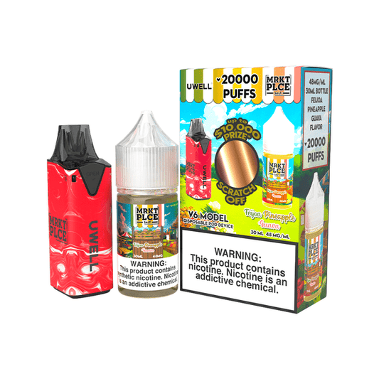 Uwell V6 Refillable Disposables + 30mL Juice Combo